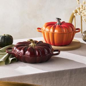 Le Creuset Cast Iron Signature Pumpkin Shallow Casserole 28cm